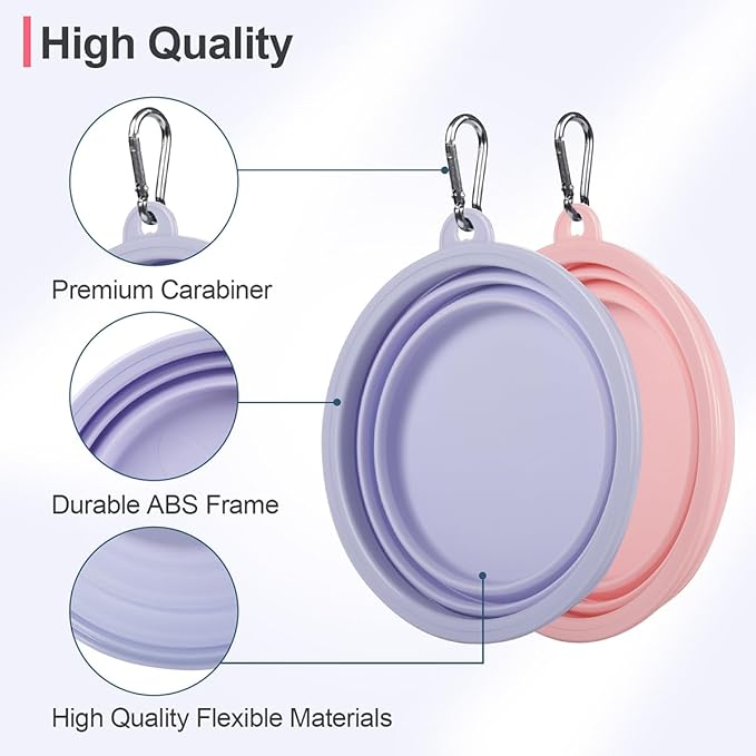 Kytely Collapsible Dog Bowls Medium, Portable Pet Water Food Bowl - Image 6