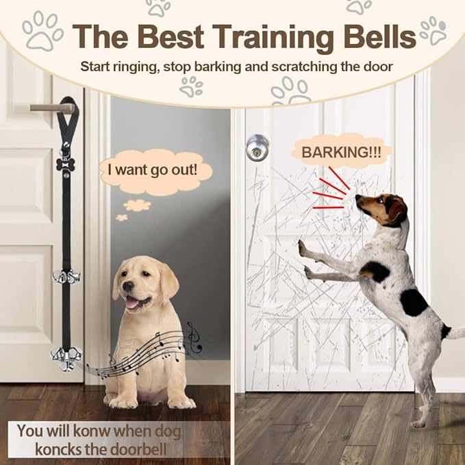 Dog Bells, Puppy Potty Training Bell Dog Doorbell Potty Train Dog Bell - Image 4