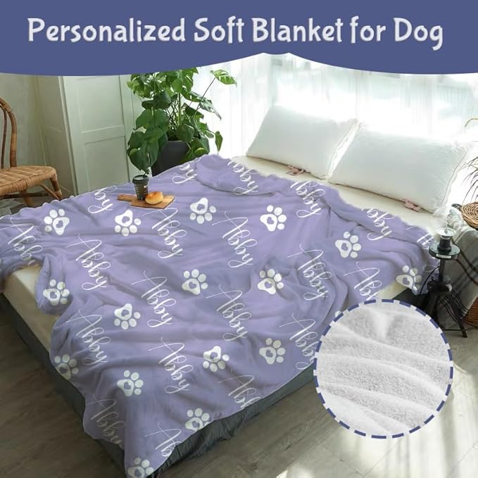 Custom Dog Blankets with Names - Image 5