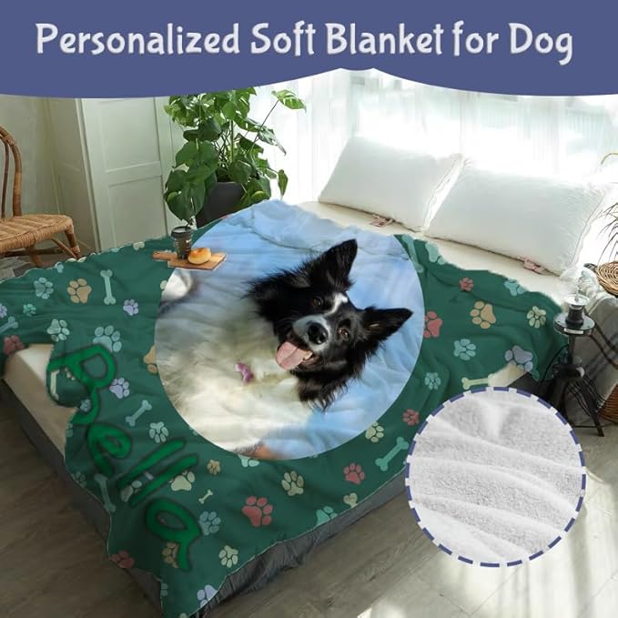 Customized Dog Blanket with Name - Image 5
