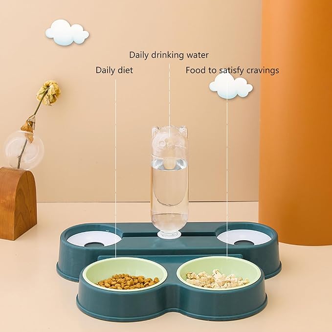 Dogs Bowl Automatic Cats Food Bowl 4 in 1 Pet Food Feeders - Image 5