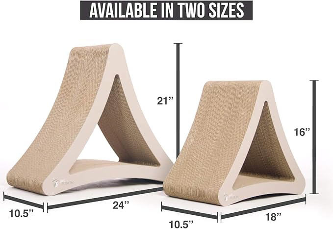 PetFusion 3-Sided Vertical Scratch Play & Perch Cat Scratching Post, 100% - Image 7