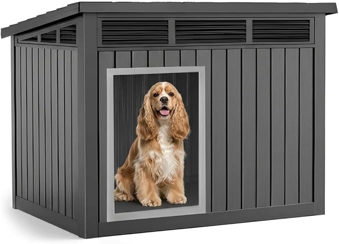 VIXZEN Dog House Indoor Outdoor, Waterproof Dog House by Vixzen