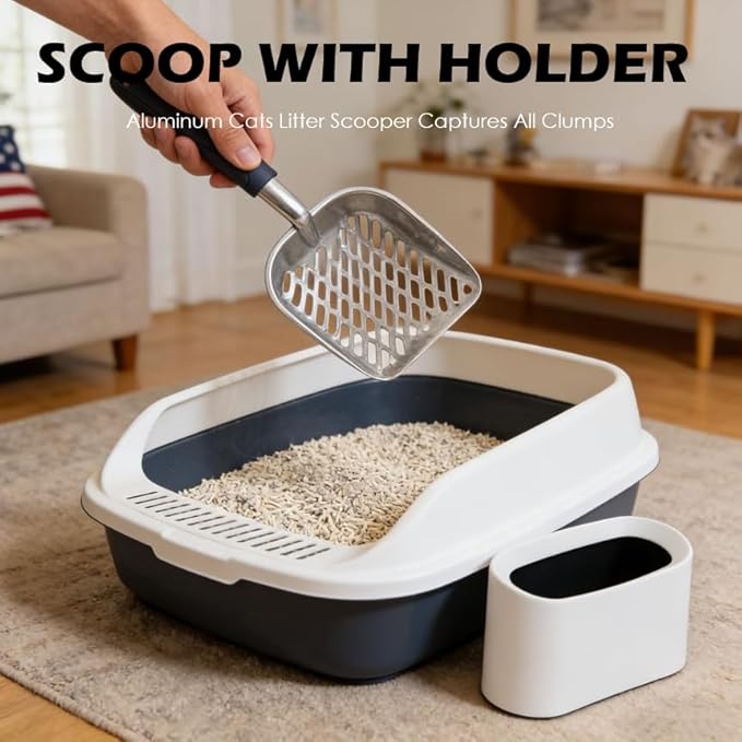 Heavy-Duty Metal Cat Litter Scoop - Image 3