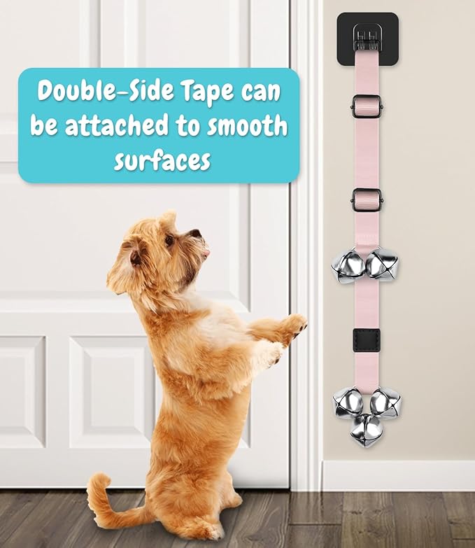 COOYOO 2 Pack Dog Doorbells, Adjustable Potty Training Dog Bells, Upgraded - Image 3
