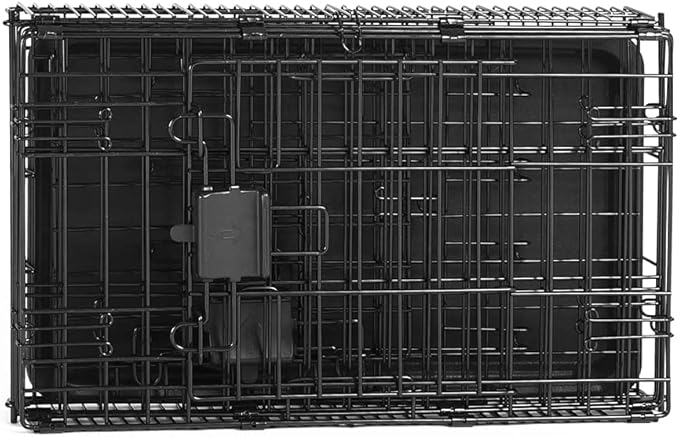 Amazon Basics Portable, Foldable Metal Wire Dog Crate - Image 4