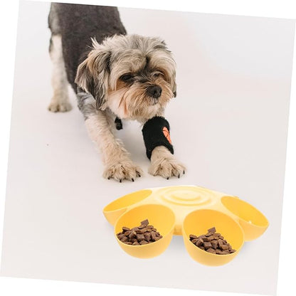 Multi Indoor Pet Feeding Bowl for Dogs and Cats High Grade Plastic Food Dish - Image 3