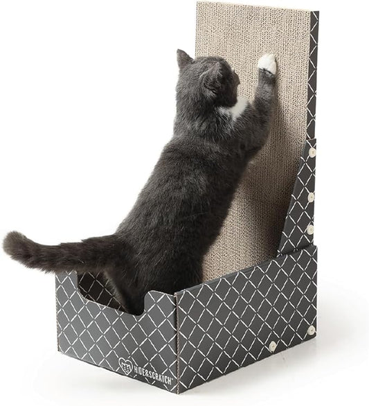 Hide & Scratch Cardboard Cat Scratcher Box & Bed by HideScratch