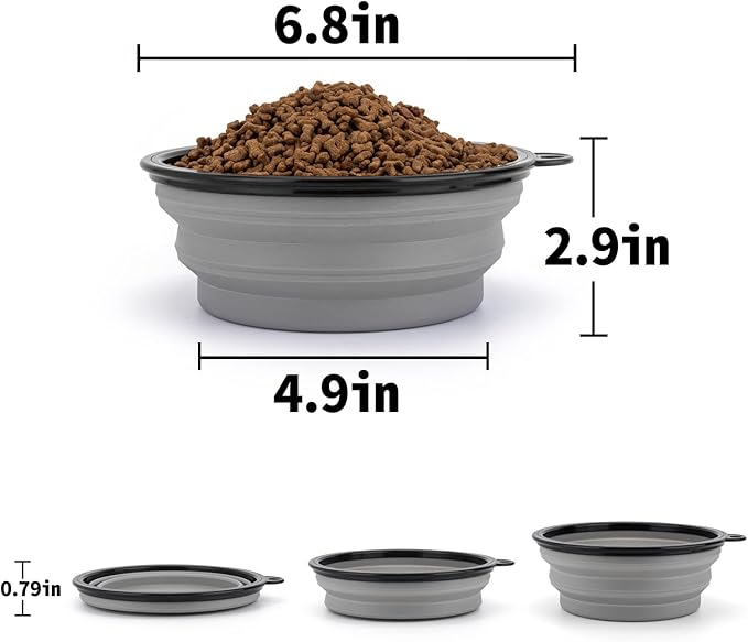 SLSON Dog Bowls Pet Collapsible Bowl - Image 6
