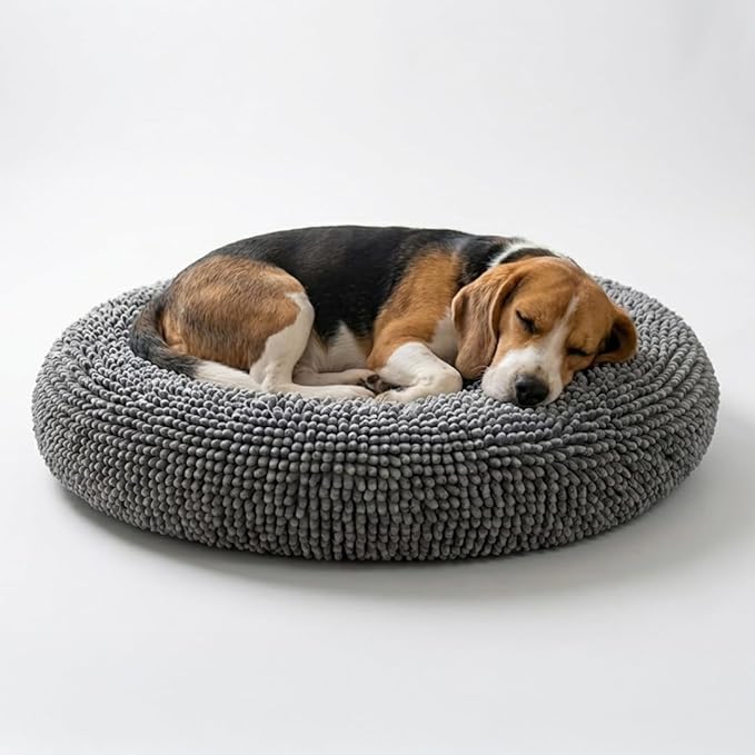 Muddy Mat®Cloud K-9 Bed for Dogs & Cats, Soft & Relaxing Round Dog Bed by MuddyMat%C2%AE