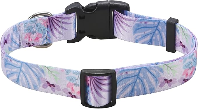 Mihqy Dog Collar with Bohemia Floral Tribal Geometric Patterns - Image 2