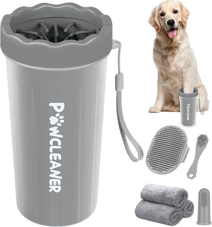 Professional 7 in 1 Dog Paw Cleaner by Comotech