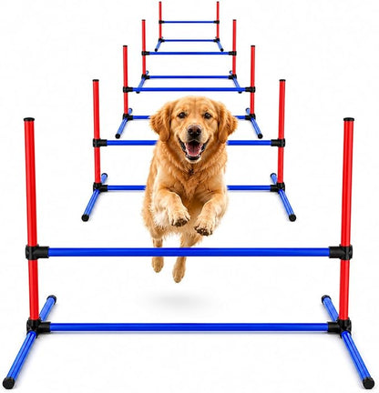 Dog Agility Training Equipment Set, 6 Piece Course by Uzpomel