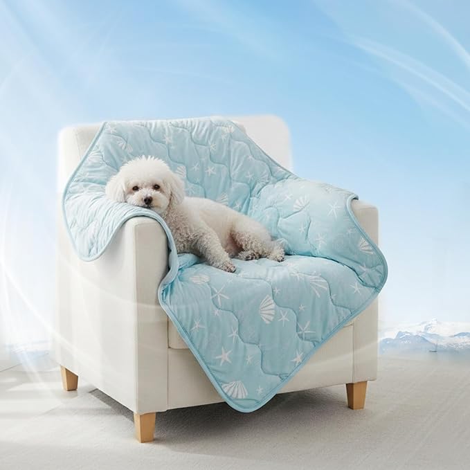 NWK Dog Cooling Blanket, Q-Max>0.345, Ice Silk Cool to Touch Material, by NWK