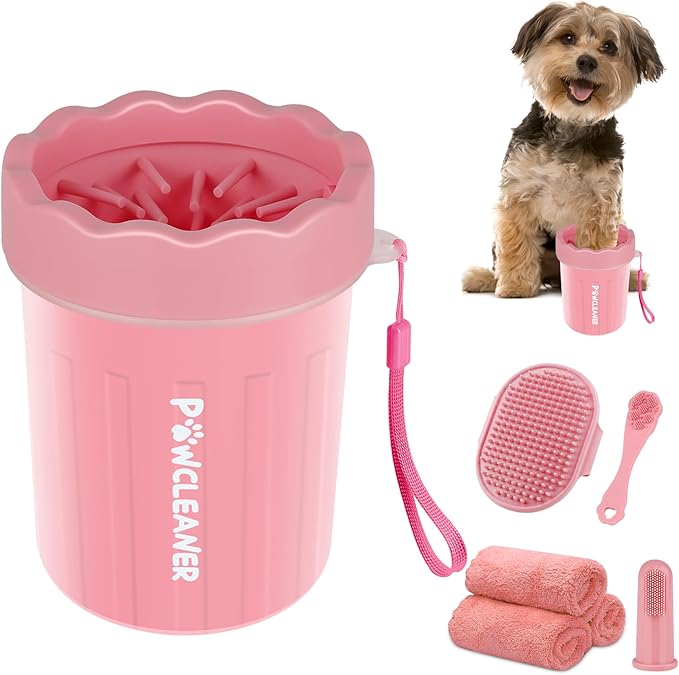 Professional 7 in 1 Dog Paw Cleaner by Comotech