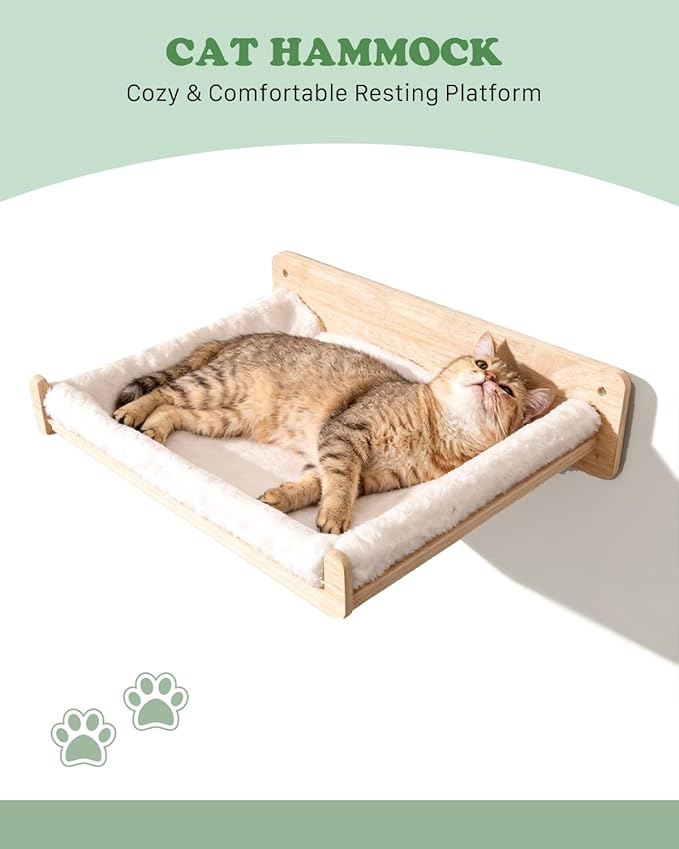 6 in 1 Cat Wall Shelves, Cat Wall Furniture - Image 4