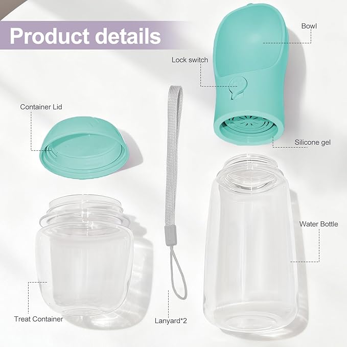 Dog Water Bottle, Portable Water Bottle - Image 2
