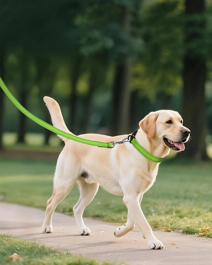 Joytale Dog Collar for Large Dogs, Strong Double-Sided Reflective Nylon Collar - Image 6