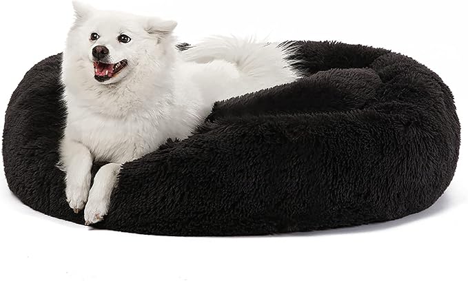 JOLLYVOGUE Dog & Cat Bed, Calming Anti-Anxiety Pet Bed by JOLLYVOGUE