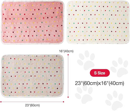 Dono 1 Pack 3 Dog Blankets, Soft Fluffy Fleece Pet Blanket Warm Sleep Mat Paw - Image 3