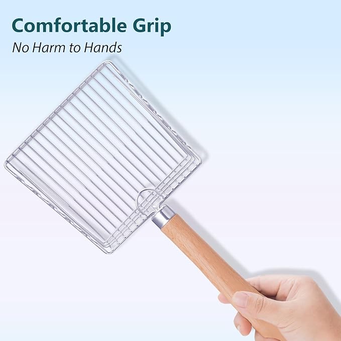 Cat Litter Scoop, 9.8" Extended Handle Premium Kitty Shovel - Image 7