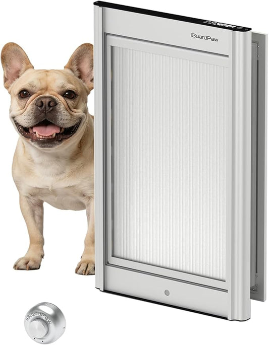 Automatic Dog Door, Aluminum Electronic Pet Door by Unknown