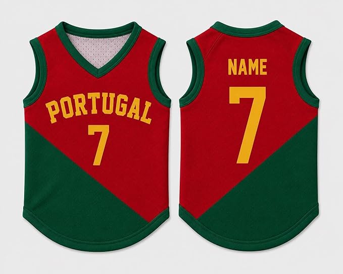V-DECORPARKS Dog Jersey Custom Name Number, Pets Soccer Jersey - Image 4