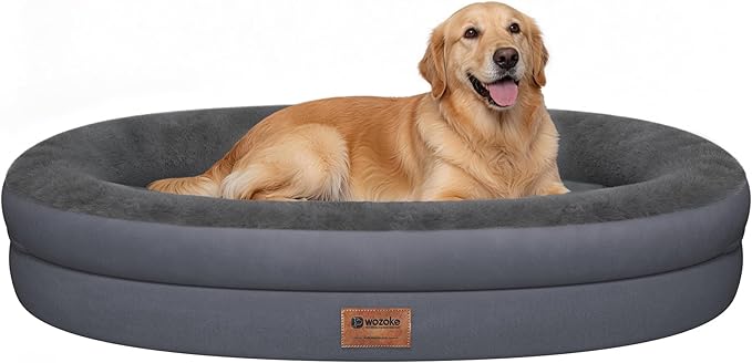 Orthopedic Dog Bed for Large Dogs, Waterproof Dog Bed for Large Size Dogs by Wozoke