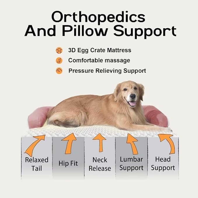 Extra Large Dog Bed-Orthopedic Waterproof XL Dog Bed - Image 3