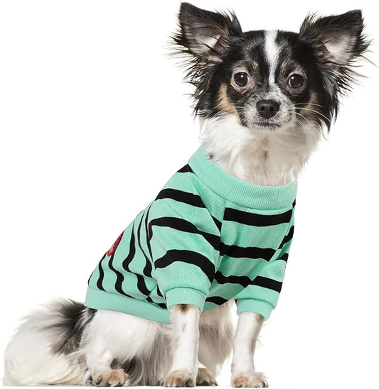 Dog Shirts for Small Dogs, Striped T-Shirts Dog Vest Pet Apparel Tee Shirts by PREFERHOUSE