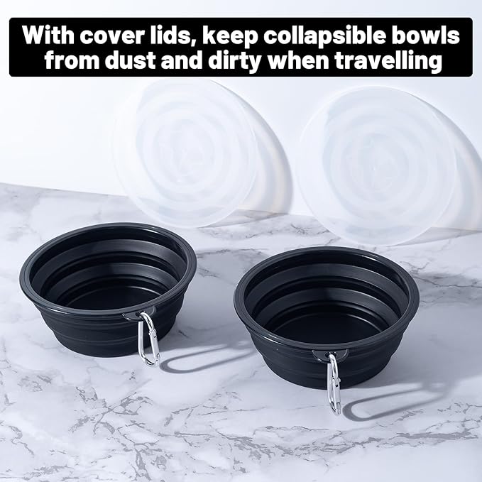 SLSON Dog Bowls Pet Collapsible Bowl - Image 3