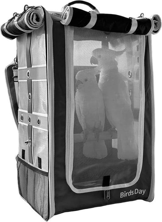 Birds Day Cockatoo Carrier Backpack-Parrot Travel Cage by BirdsDay