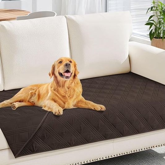hyha Waterproof Dog Blanket, Reversible Pet Bed Blanket, Soft Sofa Couch Cover by hyha