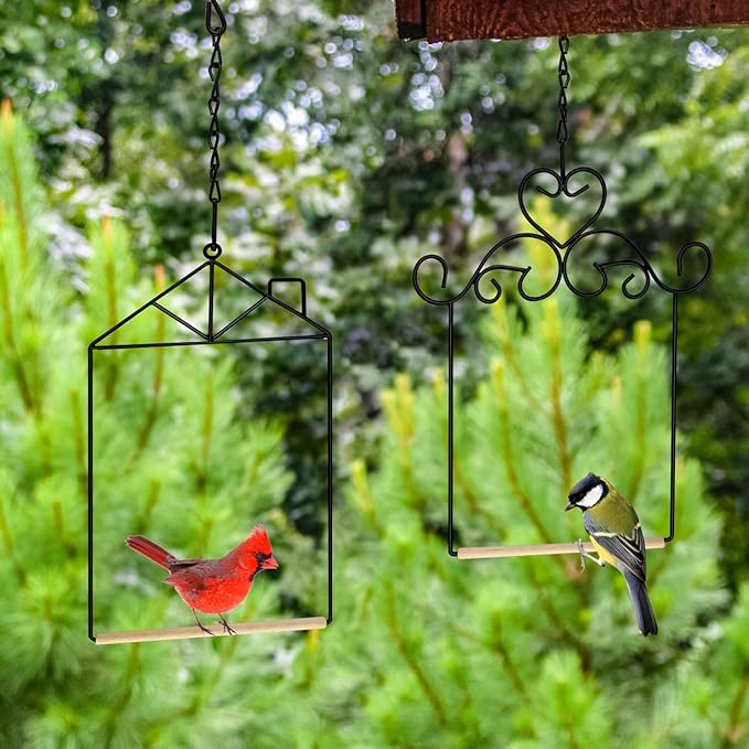 Metal Frame Hummingbird Swings and Perches - Image 7
