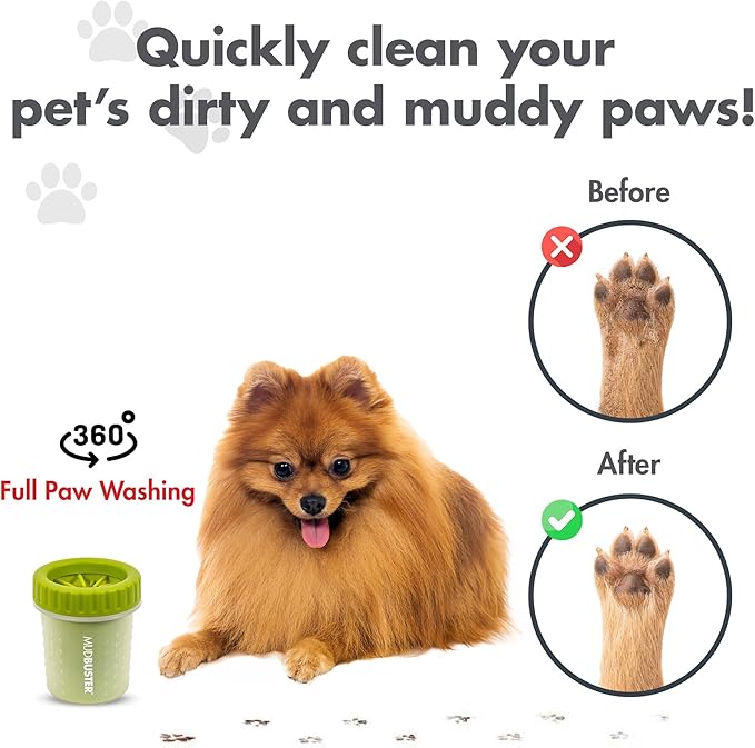 Dexas MudBuster Small Dog Paw Cleaner, - Image 4