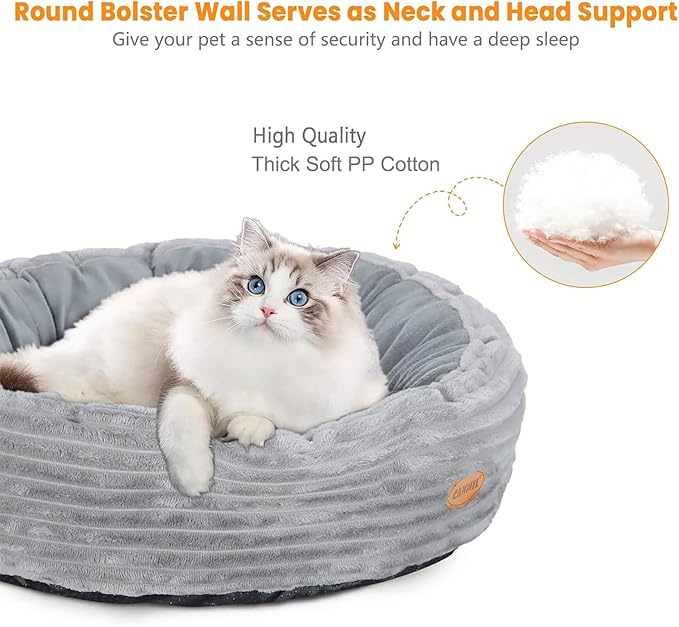 Heated Cat Bed for Indoor Cats, 20’’ Electric Cat Heated Bed Pet Warming Bed - Image 4