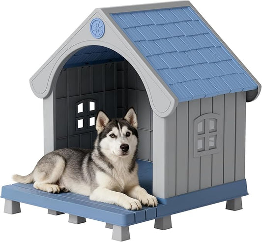 Bifanuo Dog House Outdoor Weatherproof by Bifanuo