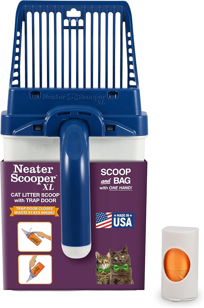Neater Pet Brands Neater Scooper XL Cat Litter Scoop, 15 Refill Bags – by NeaterPetBrands
