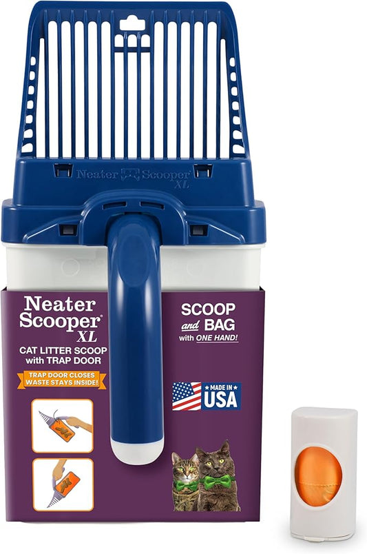 Neater Pet Brands Neater Scooper XL Cat Litter Scoop, 15 Refill Bags – by NeaterPetBrands