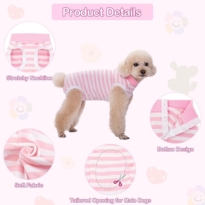 Coppthinktu Recovery Suit for Dogs After Surgery, Dog Onesie Surgery Recovery - Image 3