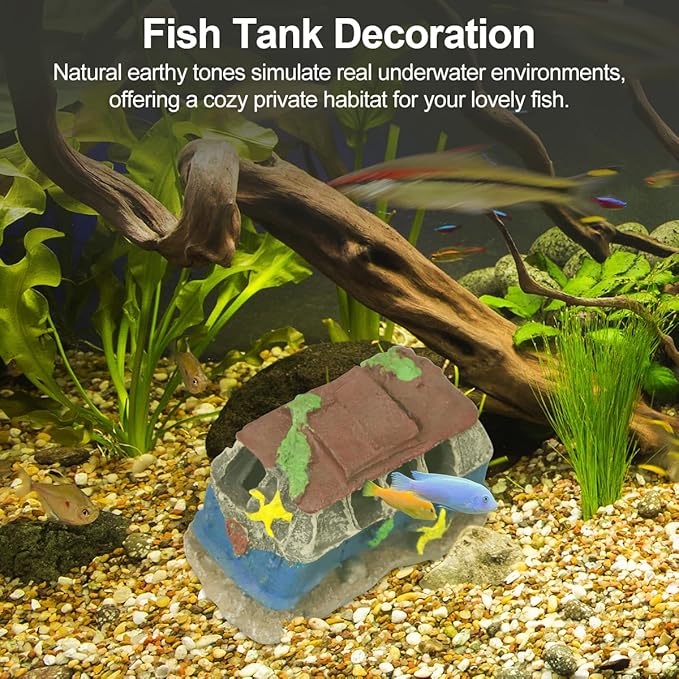 Virekm Aquarium Decor, Aquarium Decorations - Image 7