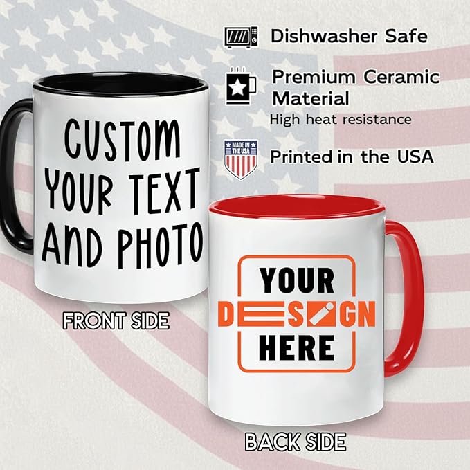Personalized Coffee Mug with Photo – Custom Picture Mug, Design Your Own - Image 5