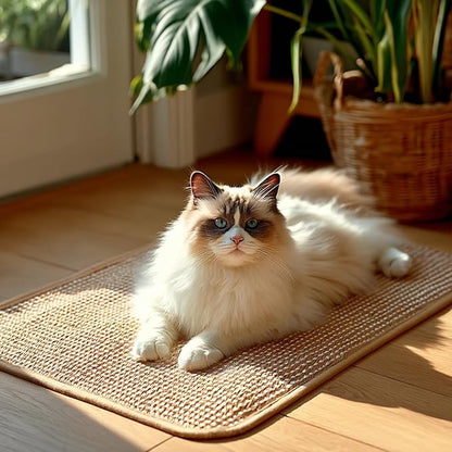 Cat Scratching Mat Sisal, Sisal Fabric Large Pet Scratching Pad - Image 6