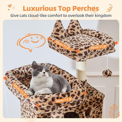 Taoqimiao Cat Tree 71-Inch, Cat Tower - Image 5