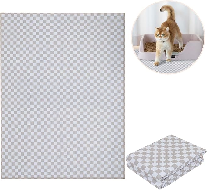 Lovewag Pets Cat Litter Box Mats 2 Pack - Image 2