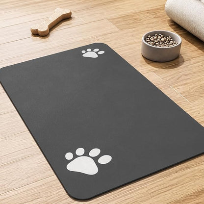 PADOOR Pet Feeding Mat-Absorbent Dog Mat by PADOOR