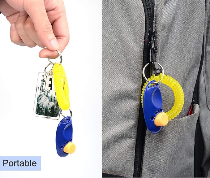 Coolrunner 7pcs 7 Color Universal Animal Pet Dog Training Clicker - Image 7