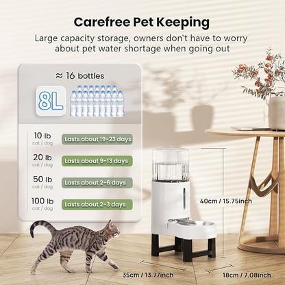 CZPET Elevated Dog Water Bowl Dispenser - Image 5