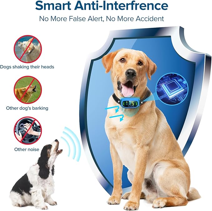 FAFAFROG Dog Bark Collar, Rechargeable Smart Collar, Anti Barking Training - Image 4