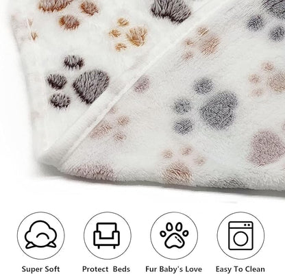 SORKUT 1 Pack 3 Puppy Dog Blankets Super Soft Warm Sleep Mat Fluffy Premium - Image 4